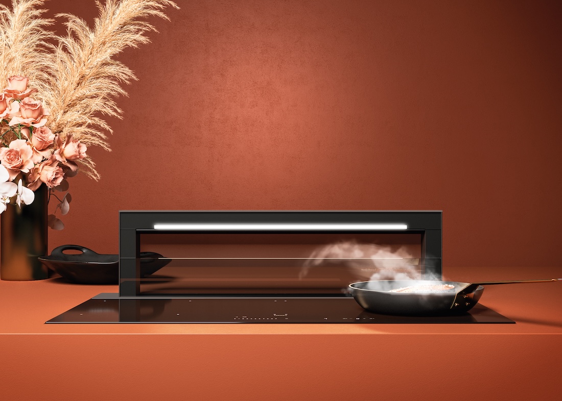 Foto Onzichtbare werkbladafzuiging van Falmec FotoOnzichtbare werkbladafzuiging van Falmec